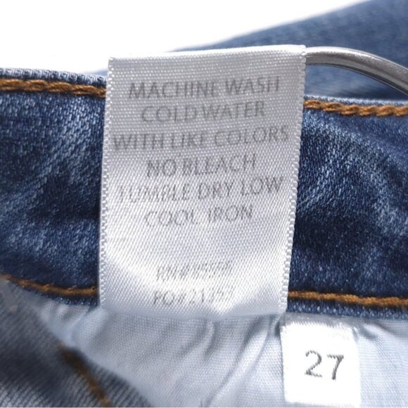 PISTOLA Cotton Rayon Blend Jeans Raw Hem P6738MTW-LMT Size 27 - Picture 12 of 12